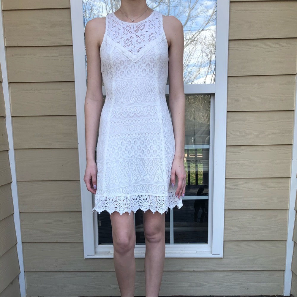 White lace Hollister dress